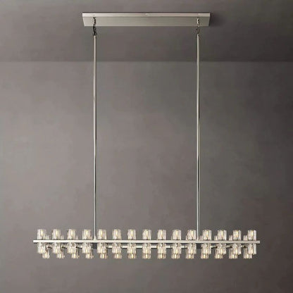 Felix Crystal Rectangular Chandelier 54"