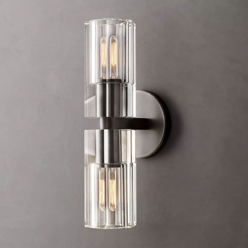 Felix Crystal Double Wall Sconce