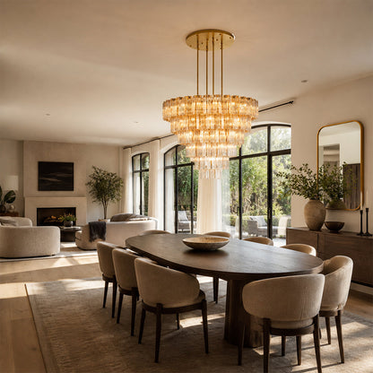 Flies Luxury Amber Glass Chandelier