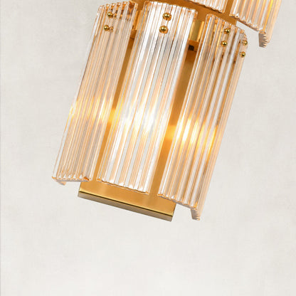 Flies Luxury Amber Glass Wall Sconce