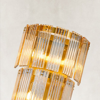 Flies Luxury Amber Glass Wall Sconce
