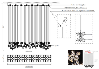 Floating Butterfly Chandelier