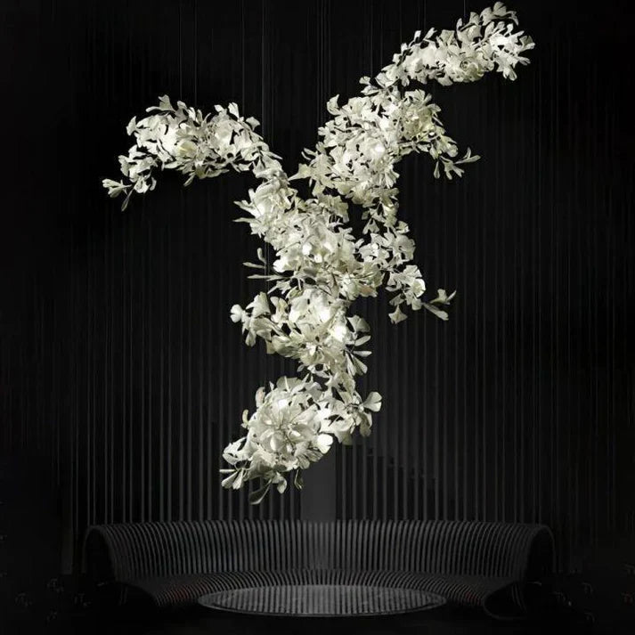 Ginkgo Ceramic Combination Chandelier