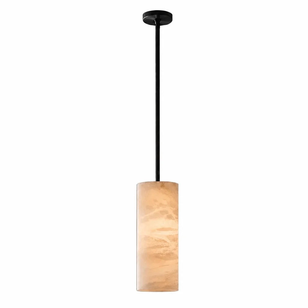 Hannia Alabaster Cylinder Pendant