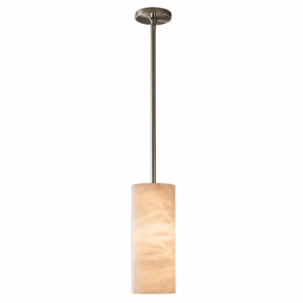 Hannia Alabaster Cylinder Pendant