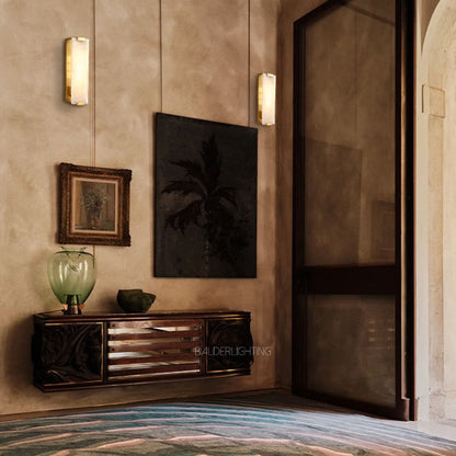 Hannia Alabaster Grand Sconce