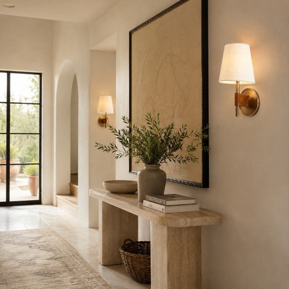 Harvey Wrapped Brass Wall Sconce