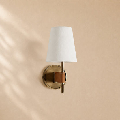 Harvey Wrapped Brass Wall Sconce