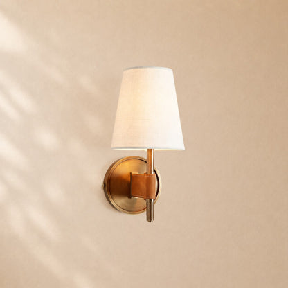 Harvey Wrapped Brass Wall Sconce