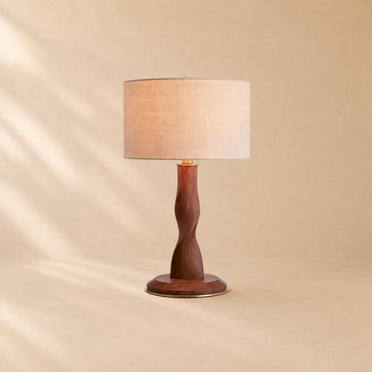 Hazel Wood Table Lamp