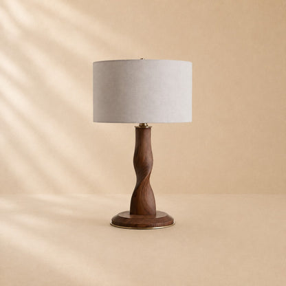 Hazel Wood Table Lamp