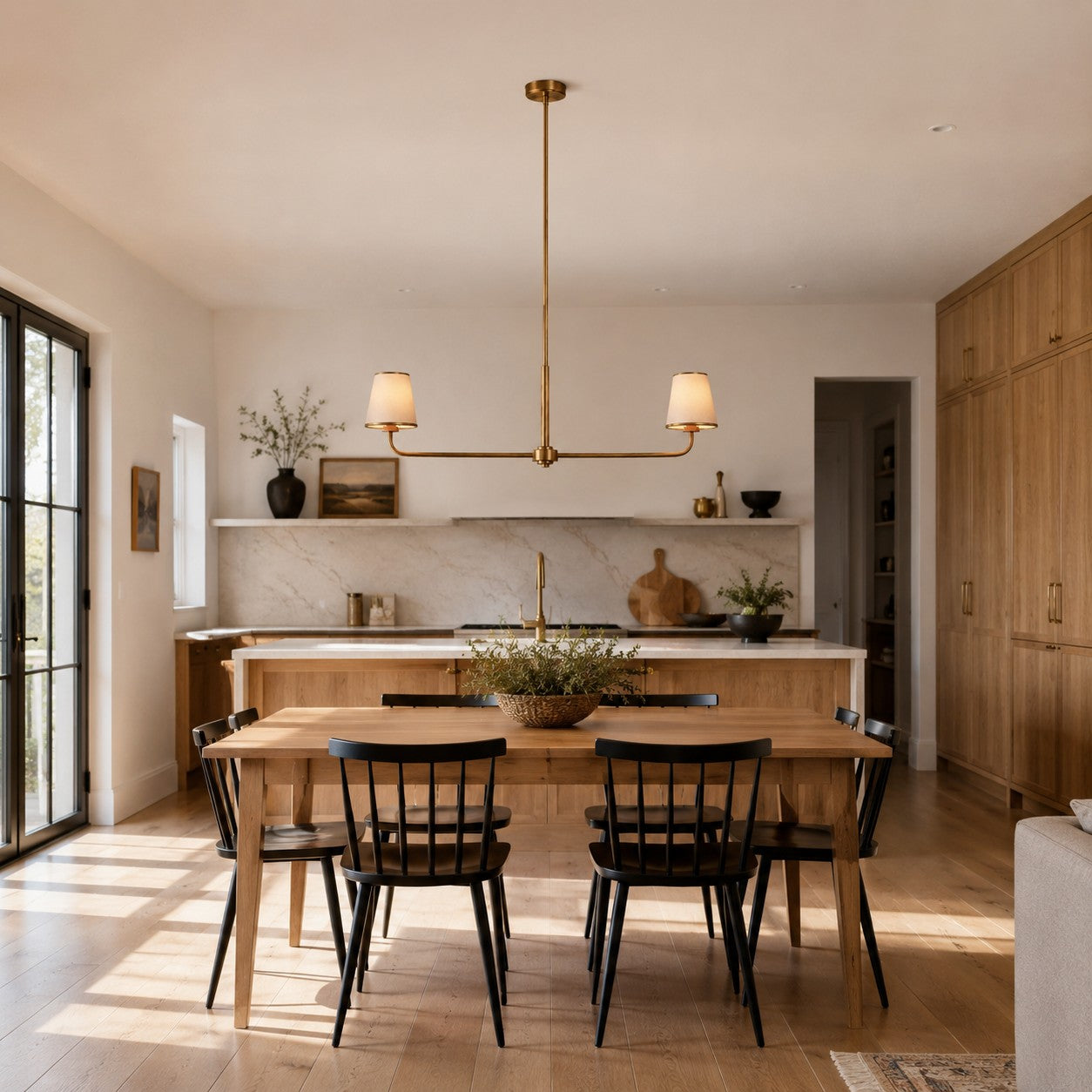 Hedy 2-Light Linear Chandelier