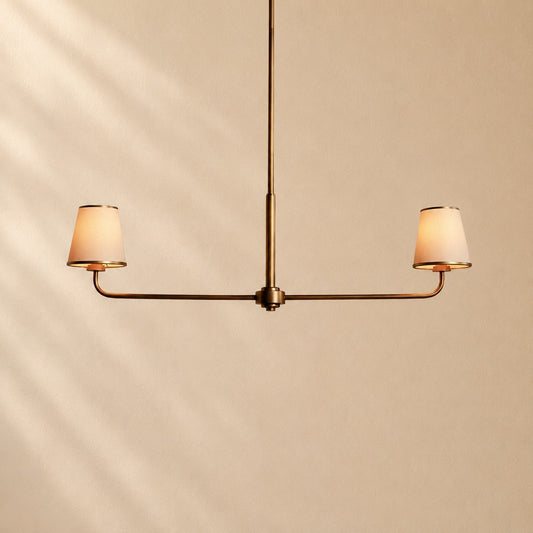 Hedy 2-Light Linear Chandelier