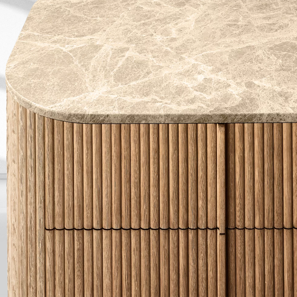 Holland Modern Stone 6-Drawer Dresser