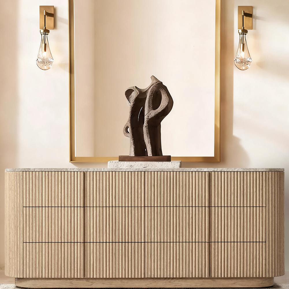 Holland Modern Stone 6-Drawer Dresser