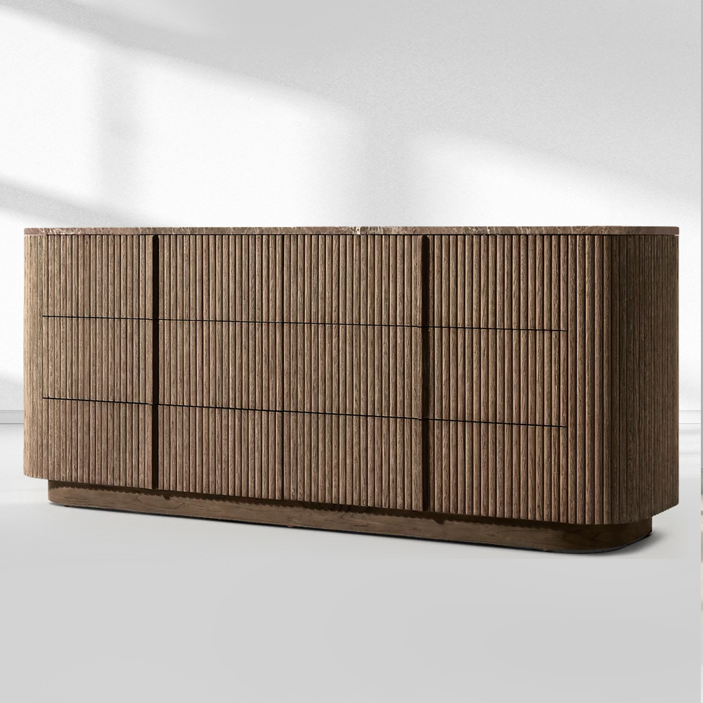 Holland Modern Stone 6-Drawer Dresser