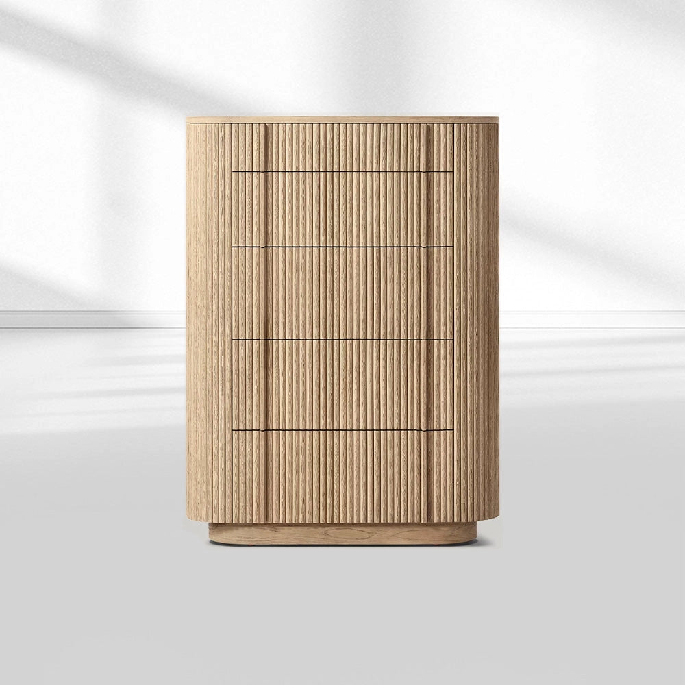 Holland Modern Cabinet 5-Drawer Narrow Dresser