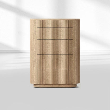 Holland Modern Cabinet 5-Drawer Narrow Dresser