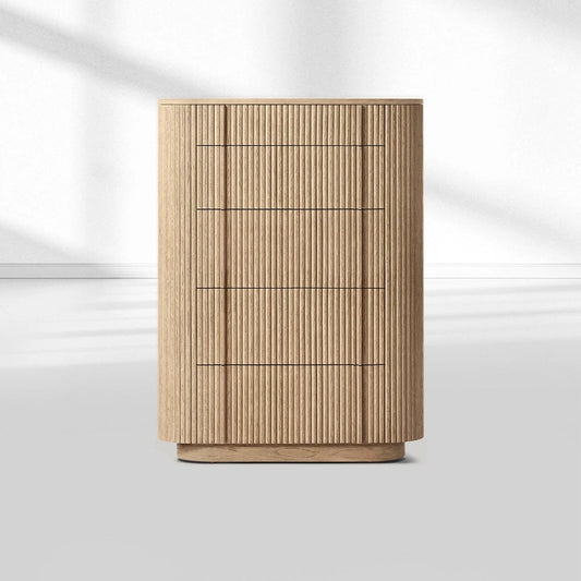 Holland Modern Cabinet 5-Drawer Narrow Dresser