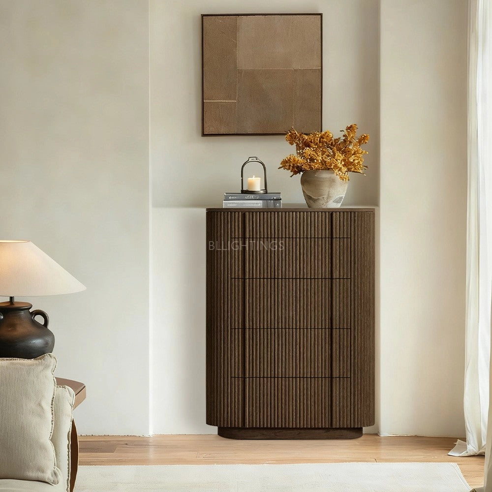 Holland Modern Cabinet 5-Drawer Narrow Dresser