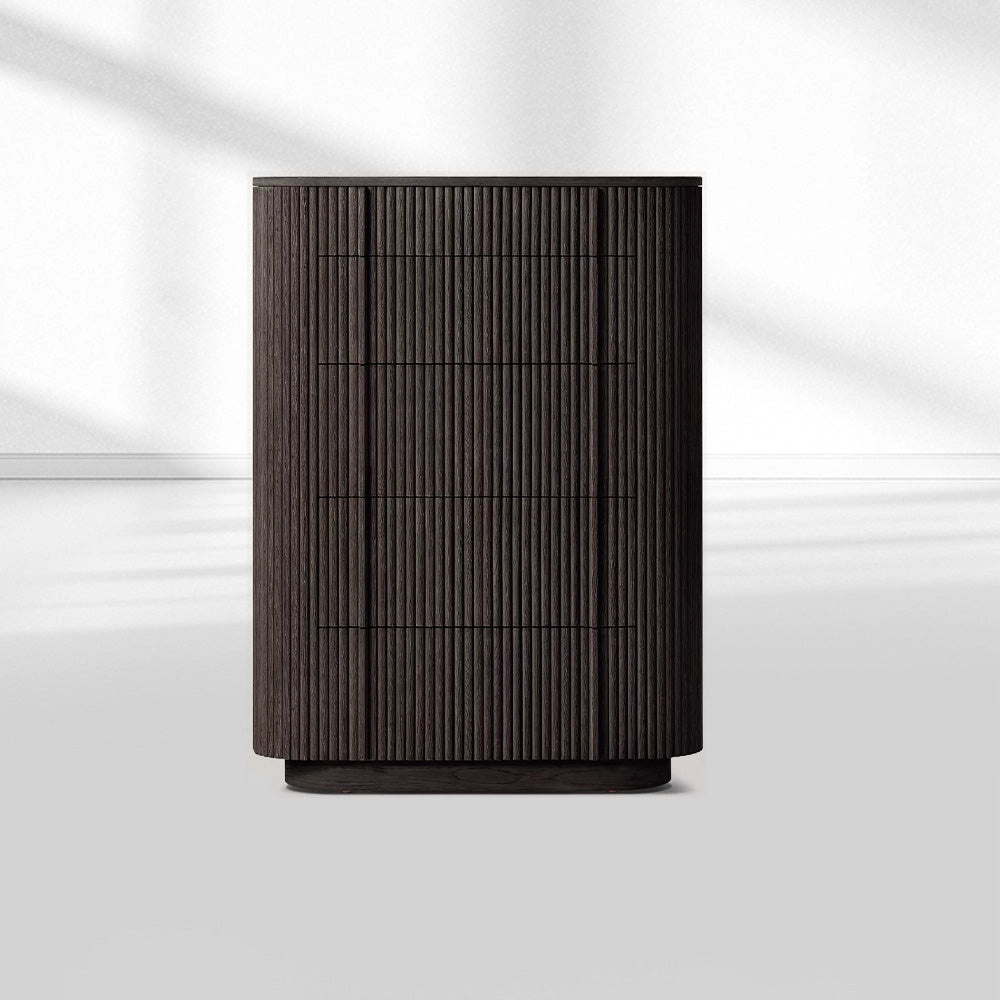 Holland Modern Cabinet 5-Drawer Narrow Dresser