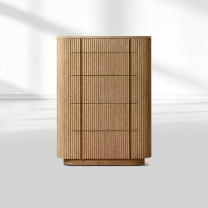 Holland Modern Cabinet 5-Drawer Narrow Dresser