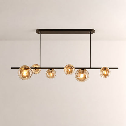 Joan Clear Glass Linear Chandelier