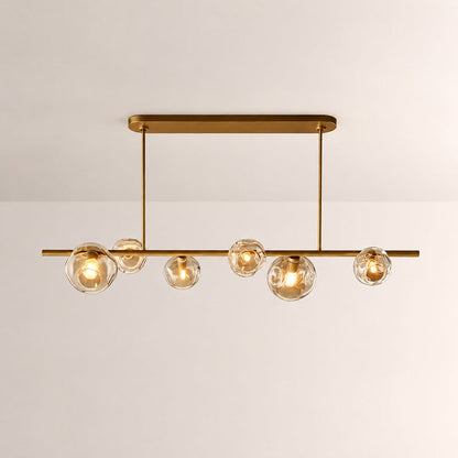 Joan Clear Glass Linear Chandelier