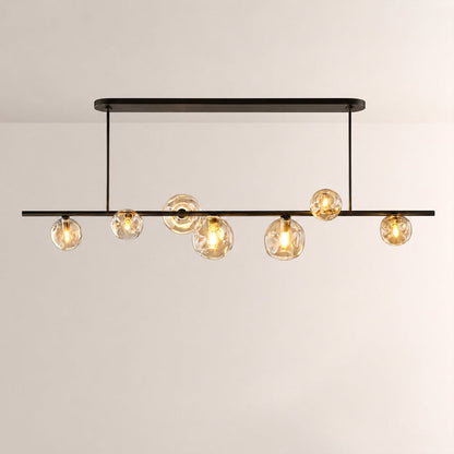 Joan Clear Glass Linear Chandelier