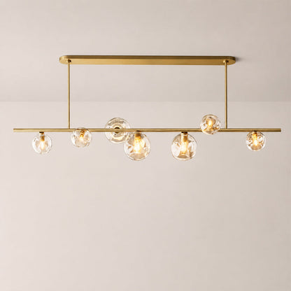 Joan Clear Glass Linear Chandelier
