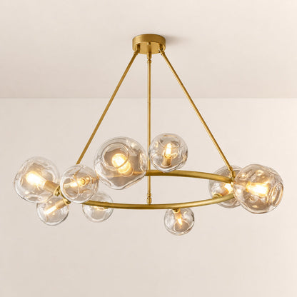 Joan Clear Glass Round Chandelier