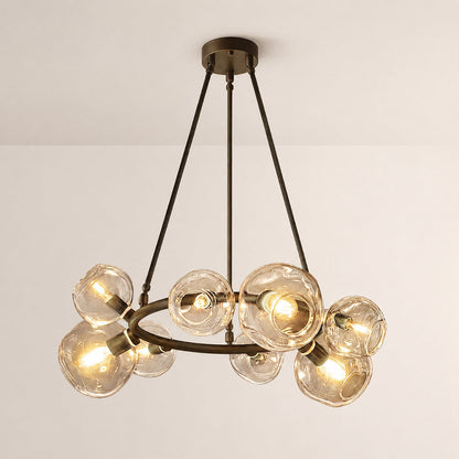 Joan Clear Glass Round Chandelier