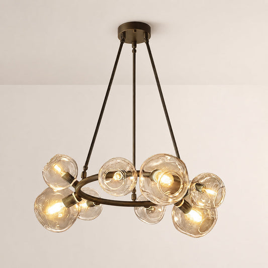 Joan Clear Glass Round Chandelier