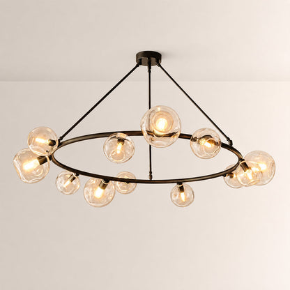 Joan Clear Glass Round Chandelier