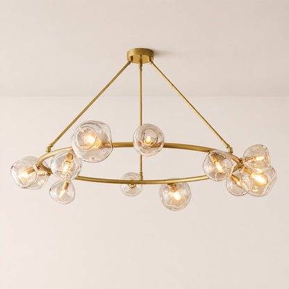 Joan Clear Glass Round Chandelier