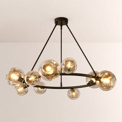 Joan Clear Glass Round Chandelier