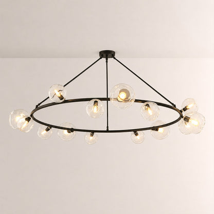 Joan Clear Glass Round Chandelier