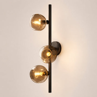 Joan Amber Glass Cascade Wall Sconce