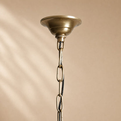 Kenn Geometric Brass Pendant