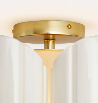 Larin Glass Flush Mount 16"
