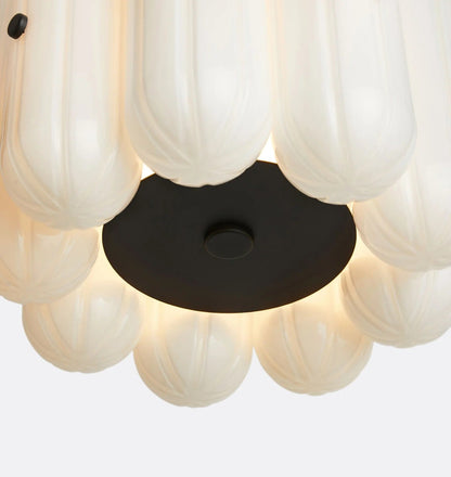 Larin Glass Flush Mount 16"