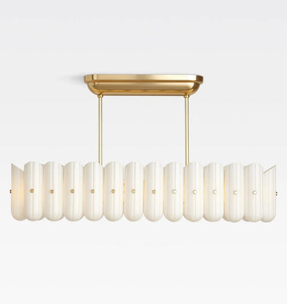 Larin Glass Linear Chandelier 55"