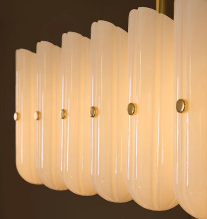 Larin Glass Linear Chandelier 55"