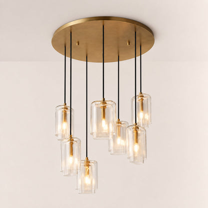 Lecoun Clear Glass Cluster Chandelier
