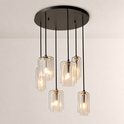 Lecoun Clear Glass Cluster Chandelier