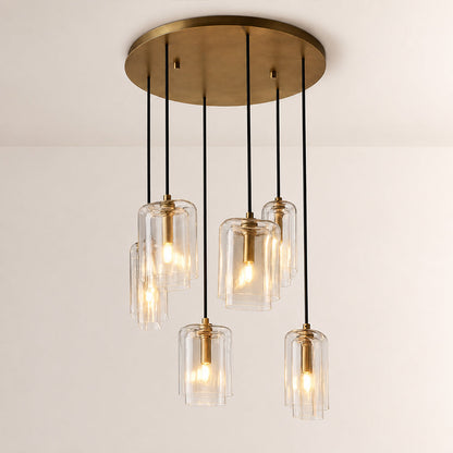 Lecoun Clear Glass Cluster Chandelier