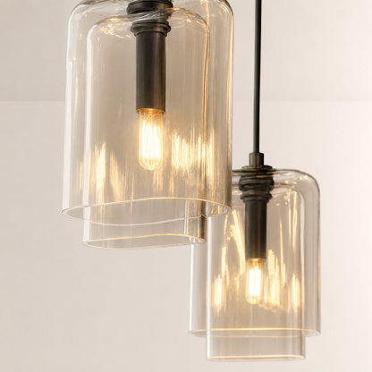 Lecoun Clear Glass Cluster Chandelier