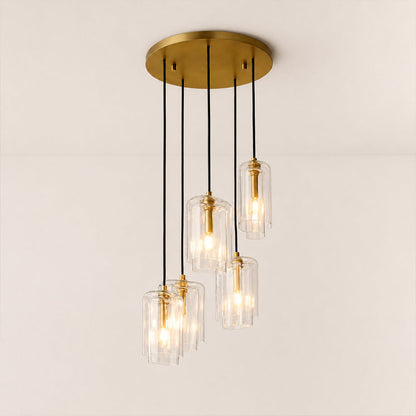 Lecoun Clear Glass Cluster Chandelier