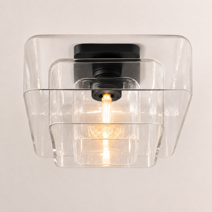 Lecoun Clear Glass Flushmount