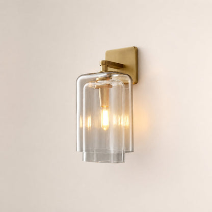 Lecoun Clear Glass Wall Sconce